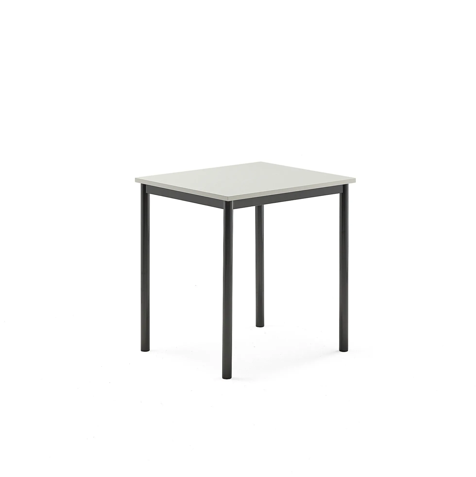 Pöytä SONITUS 700x600x720 mm, korkeapainelaminaatti HPL, harmaa, antrasiitinharmaa