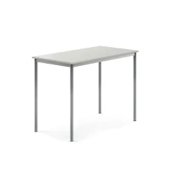 Pöytä SONITUS 1200x700x900 mm, korkeapainelaminaatti HPL, harmaa, hopeanharmaa