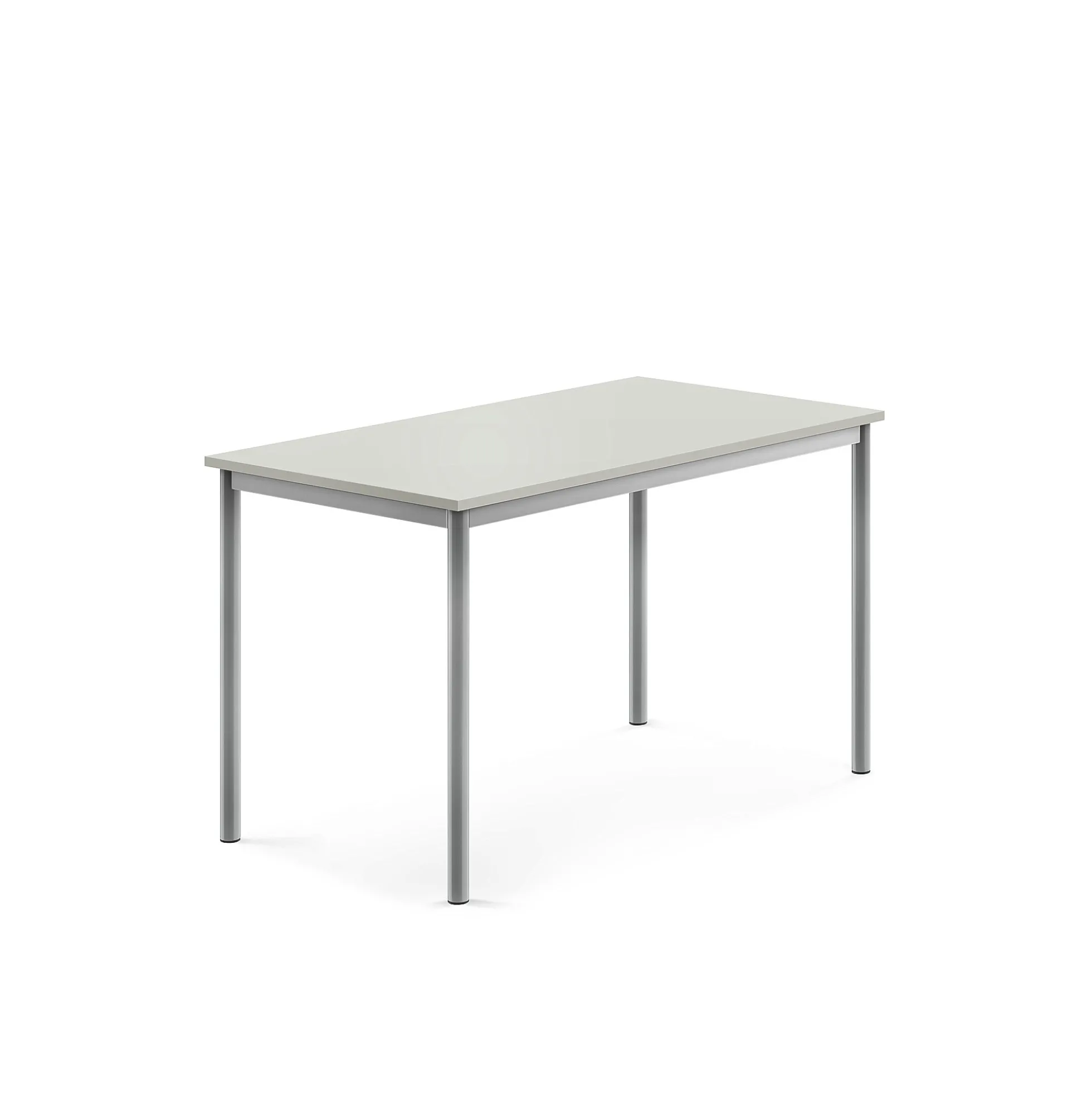 Pöytä SONITUS 1200x700x720 mm, korkeapainelaminaatti HPL, harmaa, hopeanharmaa