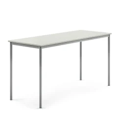 Pöytä SONITUS 1800x700x900 mm, korkeapainelaminaatti HPL, harmaa, hopeanharmaa