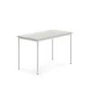 Pöytä SONITUS 1200x700x760 mm, korkeapainelaminaatti HPL, harmaa, valkoinen