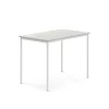 Pöytä SONITUS 1200x800x900 mm, korkeapainelaminaatti HPL, harmaa, valkoinen
