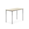 Pöytä SONITUS 1200x700x900 mm, korkeapainelaminaatti HPL, koivu, hopeanharmaa