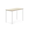 Pöytä SONITUS 1200x700x900 mm, korkeapainelaminaatti HPL, koivu, valkoinen