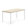 Pöytä SONITUS 1600x800x720 mm, korkeapainelaminaatti HPL, koivu, valkoinen