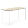 Pöytä SONITUS 1800x800x900 mm, korkeapainelaminaatti HPL, koivu, valkoinen