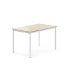 Pöytä SONITUS 1200x800x720 mm, korkeapainelaminaatti HPL, koivu, valkoinen