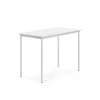 Pöytä SONITUS 1200x700x900 mm, korkeapainelaminaatti HPL, valkoinen, valkoinen