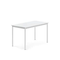 Pöytä SONITUS 1200x700x720 mm, korkeapainelaminaatti HPL, valkoinen, valkoinen