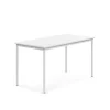 Pöytä SONITUS 1400x700x720 mm, korkeapainelaminaatti HPL, valkoinen, valkoinen