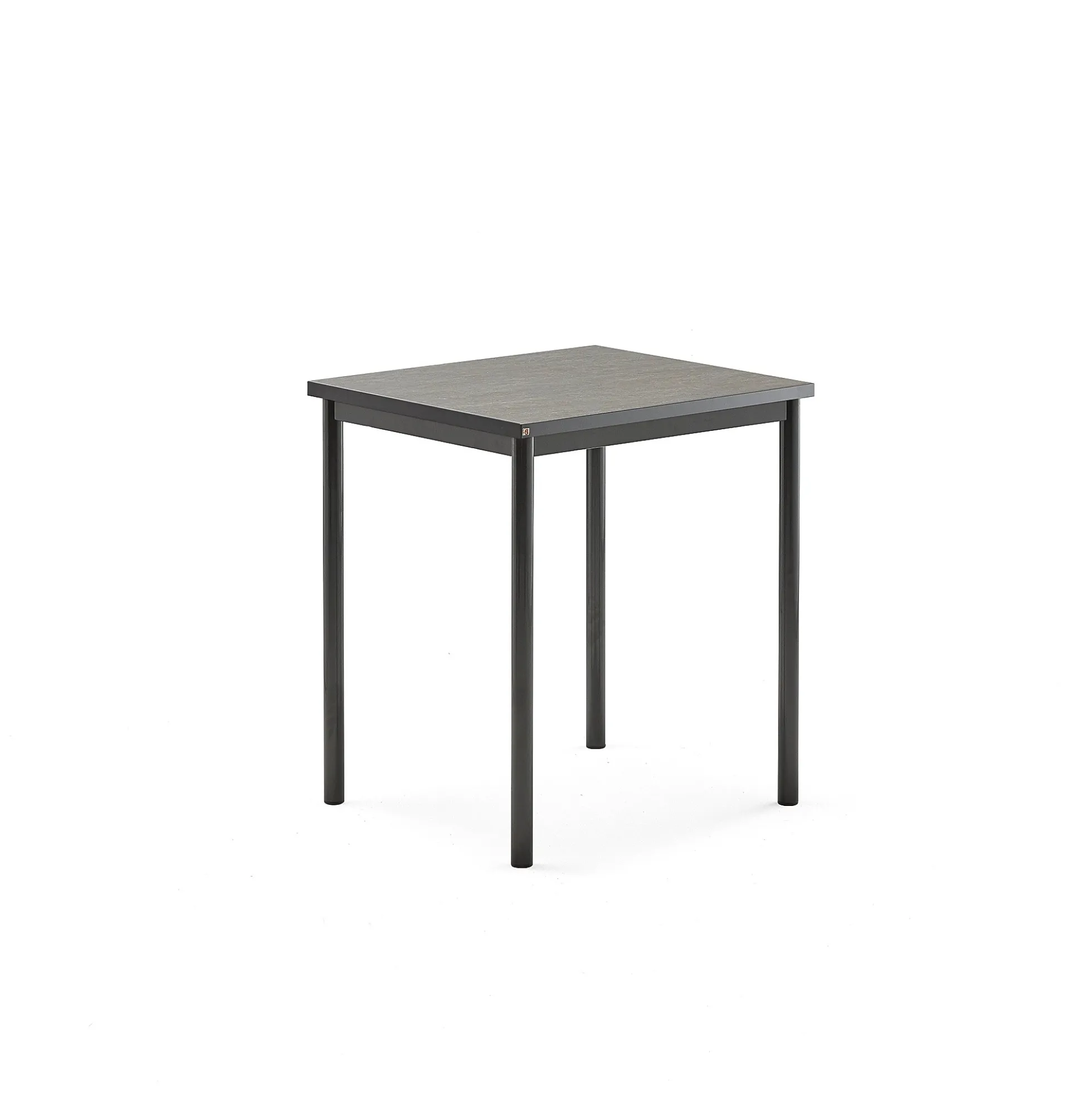 Pöytä SONITUS 700x600x760 mm, tummanharmaa linoleumi, antrasiitinharmaa