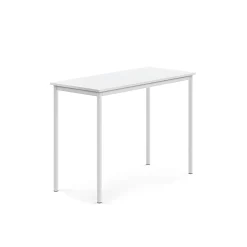 Pöytä SONITUS 1200x600x900 mm, valkoinen korkeapainelaminaatti, valkoinen