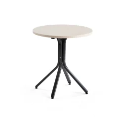 Pöytä VARIOUS Ø700x740 mm, musta, koivu
