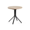 Pöytä VARIOUS Ø700x740 mm, musta, tammi