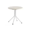Pöytä VARIOUS Ø700x740 mm, valkoinen, koivu