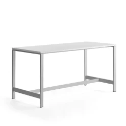 Pöytä VARIOUS 1800x800x900 mm, hopeaa, valkoinen