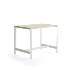Pöytä VARIOUS 1200x800x900 mm, valkoinen, koivu
