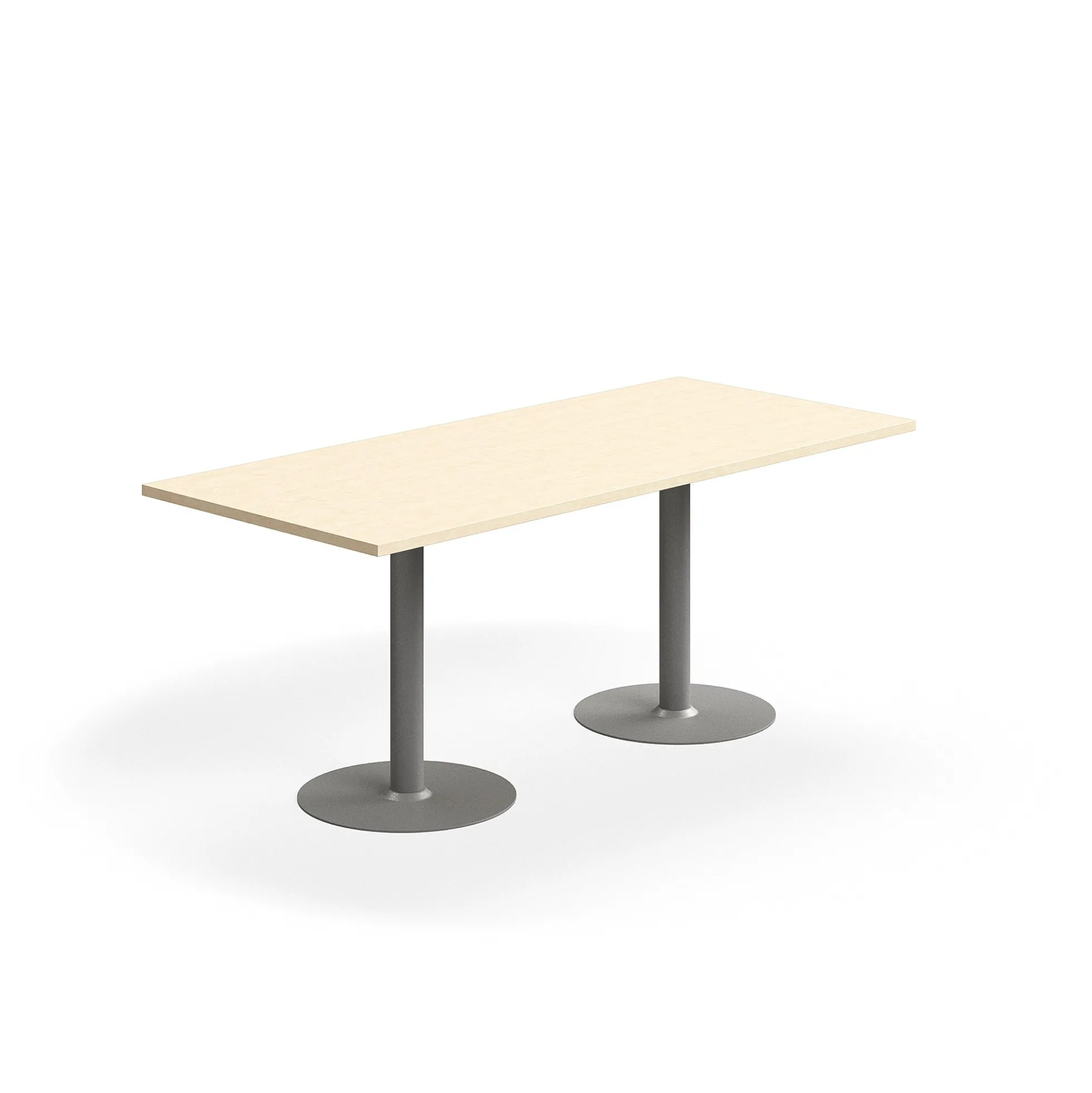 Pöytä VERTICUS 1800x800x720 mm, koivu/hopea