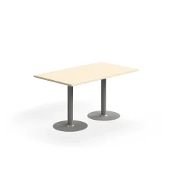 Pöytä VERTICUS 1400x800x720 mm, koivu/hopea