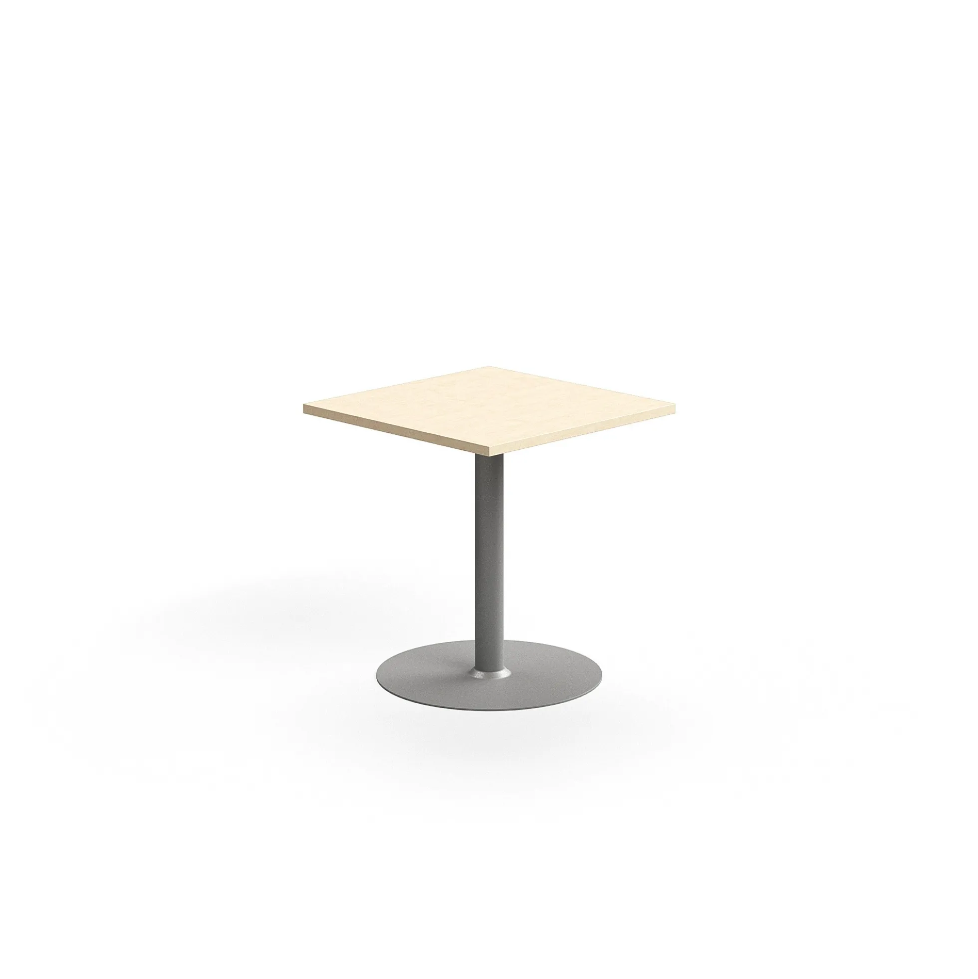 Pöytä VERTICUS 700x700x720 mm, koivu/hopea