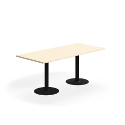 Pöytä VERTICUS 1800x800x720 mm, koivu/musta
