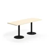 Pöytä VERTICUS 1800x700x720 mm, koivu/musta