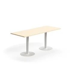 Pöytä VERTICUS 1800x700x720 mm, koivu/valkoinen