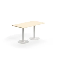 Pöytä VERTICUS 1400x700x720 mm, koivu/valkoinen