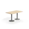 Pöytä VERTICUS 1400x800x720 mm, tammi/hopea