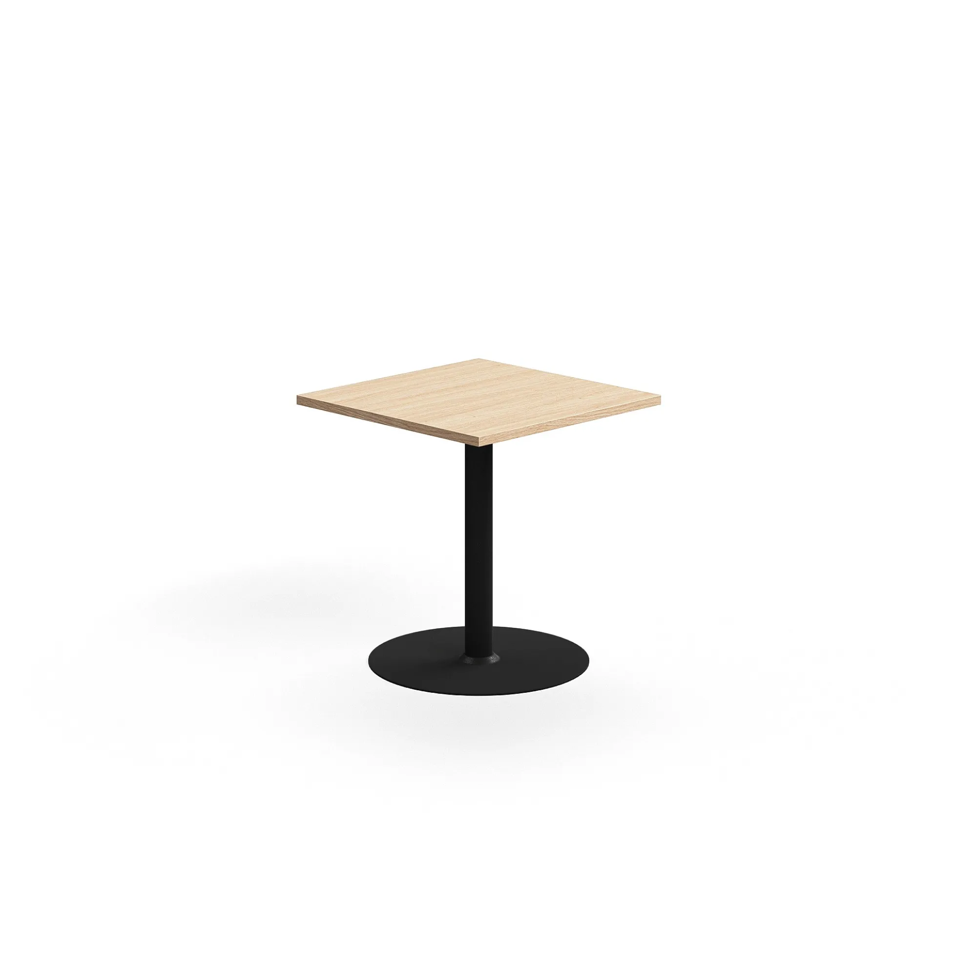 Pöytä VERTICUS 700x700x720 mm, tammi/musta