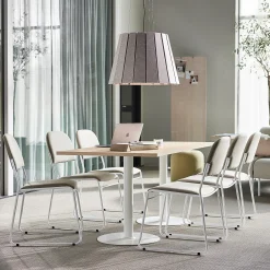Pöytä VERTICUS 1800x800x720 mm, tammi/valkoinen