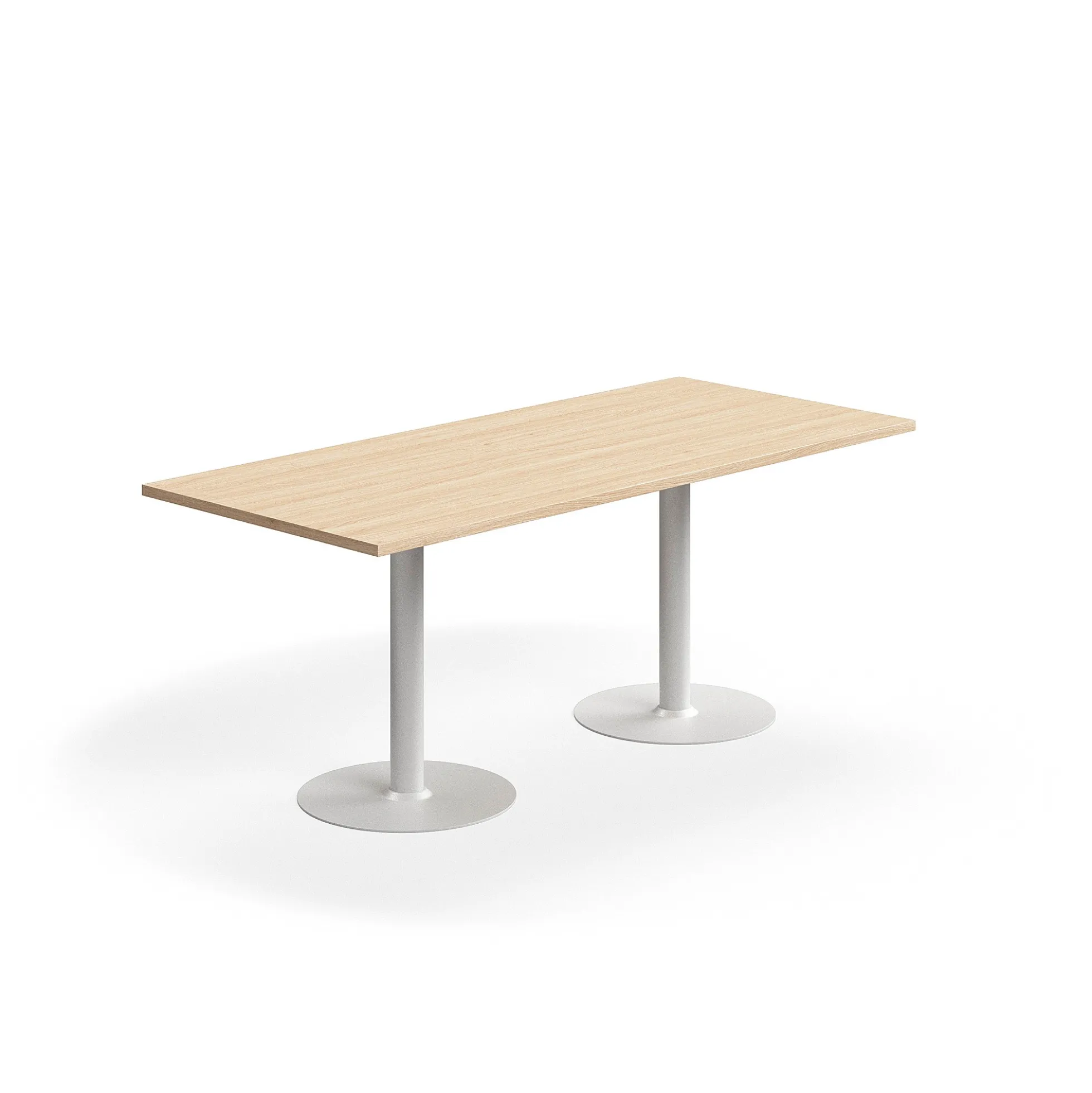 Pöytä VERTICUS 1800x800x720 mm, tammi/valkoinen