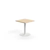 Pöytä VERTICUS 700x700x720 mm, tammi/valkoinen