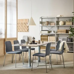 Pöytä VERTICUS 1800x800x720 mm, vaaleanharmaa/hopea