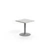 Pöytä VERTICUS 700x700x720 mm, vaaleanharmaa/hopea
