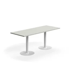 Pöytä VERTICUS 1800x700x720 mm, vaaleanharmaa/valkoinen