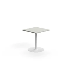 Pöytä VERTICUS 700x700x720 mm, vaaleanharmaa/valkoinen