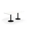 Pöytä VERTICUS 1800x800x720 mm, valkoinen/musta