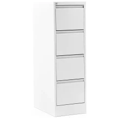 Riippukansiokaappi INCLUDE A4, 4 laatikkoa, 415x630x1320 mm, valkoinen