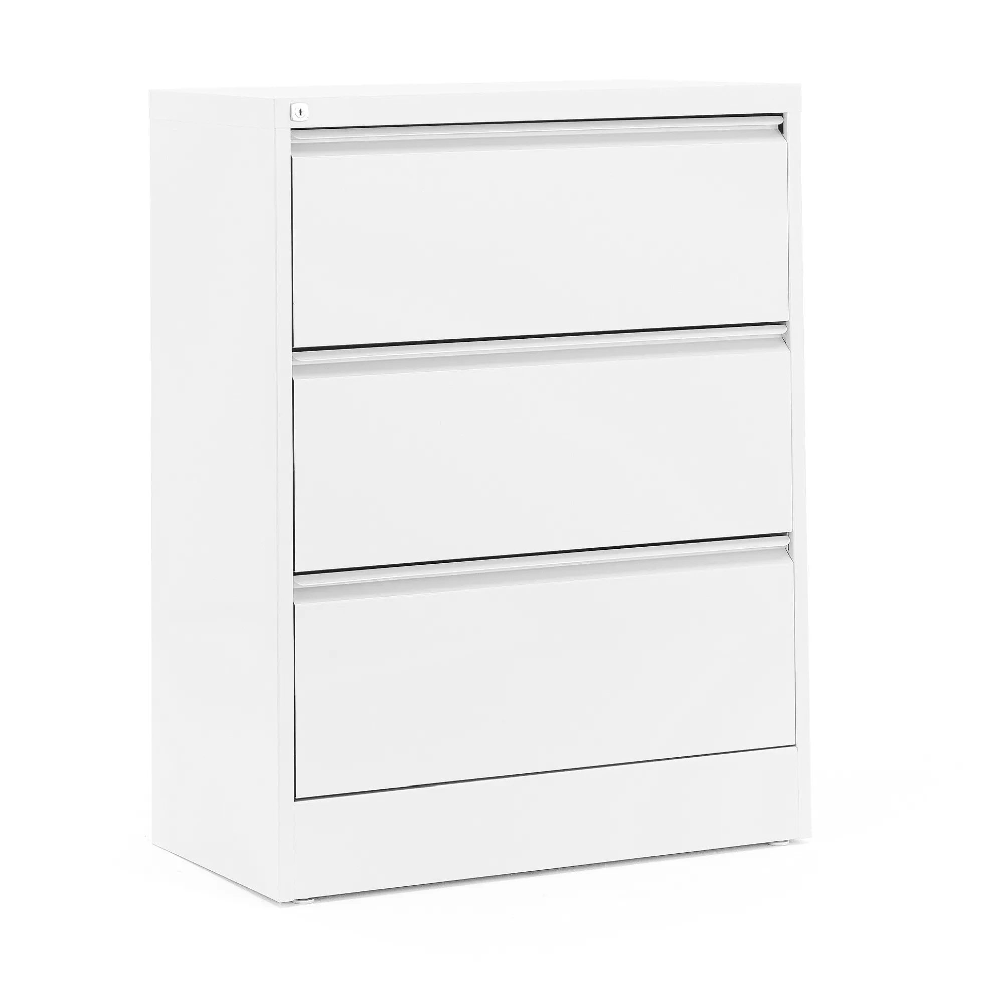 Riippukansiokaappi INDEX A4, 3 laatikkoa, 800x425x1030 mm, valkoinen