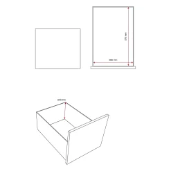 Riippukansiokaappi SHELL Palosuojattu 90 min., avainlukko, A4/Foolscap, 3 laatikkoa, 1130x520x680 mm