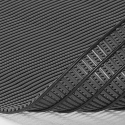 Ritilämatto Leveys: 910 mm, metritavara, harmaa