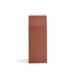 Roska-astia painokannella MELROSE 1000x395x400 mm, koralli