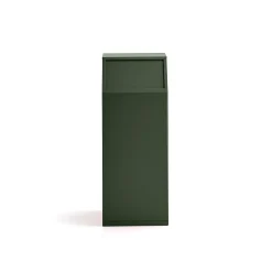 Roska-astia painokannella MELROSE 1000x395x400 mm, oliivinvihreä