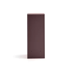 Roska-astia painokannella MELROSE 1000x395x400 mm, tummanpunainen