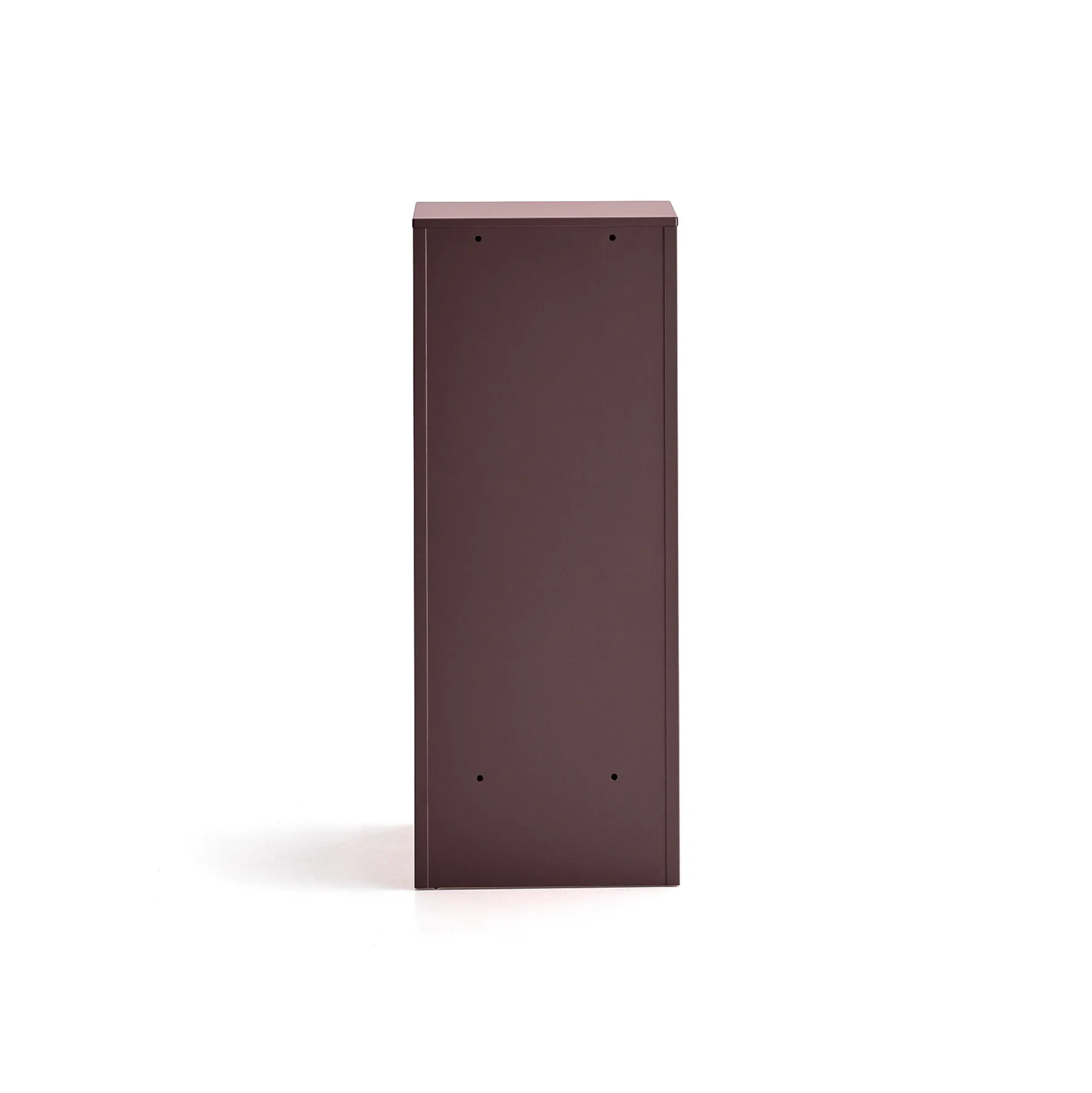 Roska-astia painokannella MELROSE 1000x395x400 mm, tummanpunainen