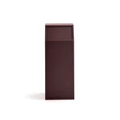 Roska-astia painokannella MELROSE 1000x395x400 mm, tummanpunainen