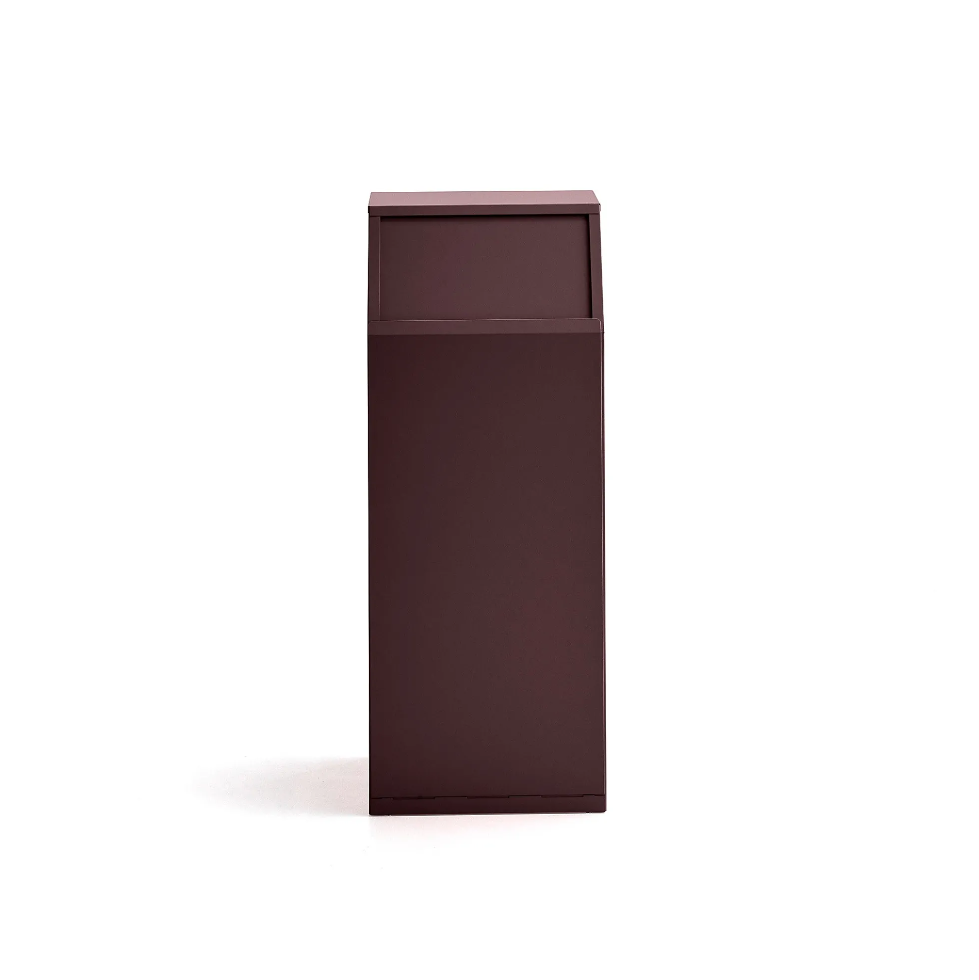 Roska-astia painokannella MELROSE 1000x395x400 mm, tummanpunainen