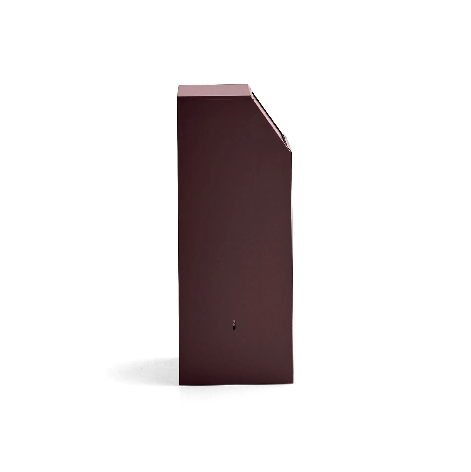 Roska-astia painokannella MELROSE 1000x395x400 mm, tummanpunainen