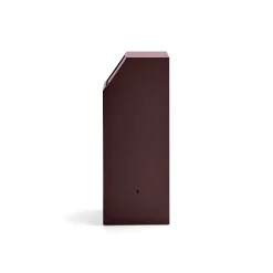 Roska-astia painokannella MELROSE 1000x395x400 mm, tummanpunainen
